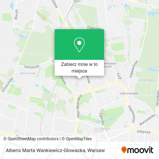 Mapa Alberis Marta Wankiewicz-Głowacka