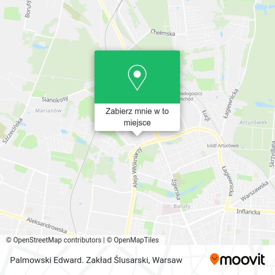 Mapa Palmowski Edward. Zakład Ślusarski