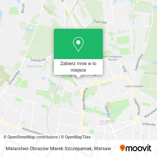 Mapa Malarstwo Obrazów Marek Szczepaniak