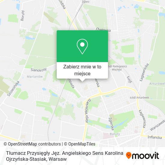 Mapa Tłumacz Przysięgły Jęz. Angielskiego Sens Karolina Ojrzyńska-Stasiak