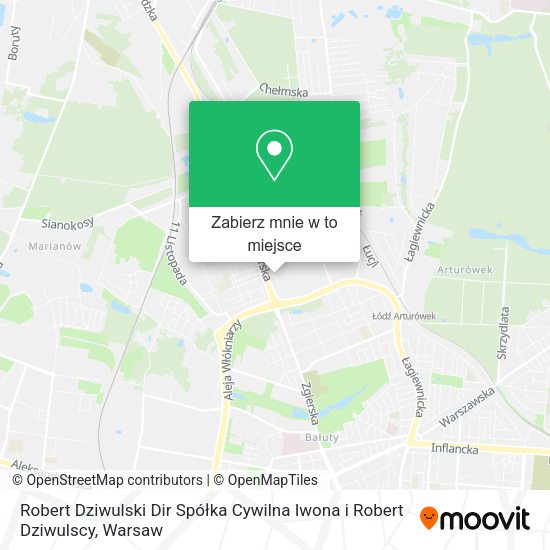 Mapa Robert Dziwulski Dir Spółka Cywilna Iwona i Robert Dziwulscy