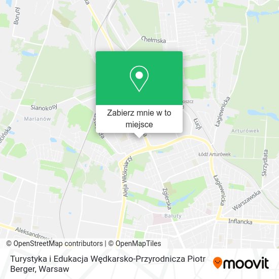 Mapa Turystyka i Edukacja Wędkarsko-Przyrodnicza Piotr Berger