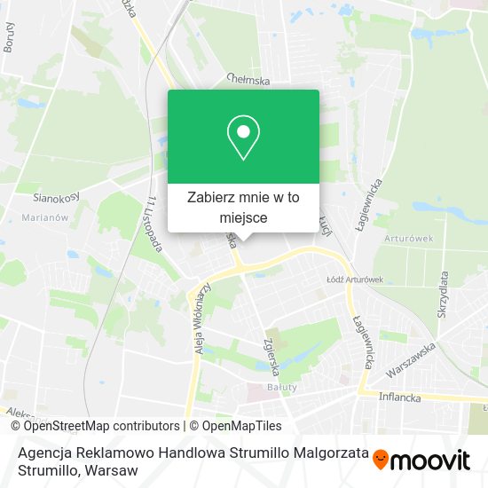 Mapa Agencja Reklamowo Handlowa Strumillo Malgorzata Strumillo