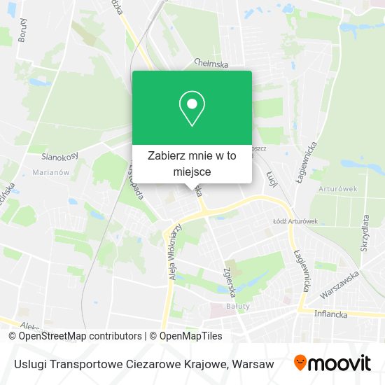 Mapa Uslugi Transportowe Ciezarowe Krajowe