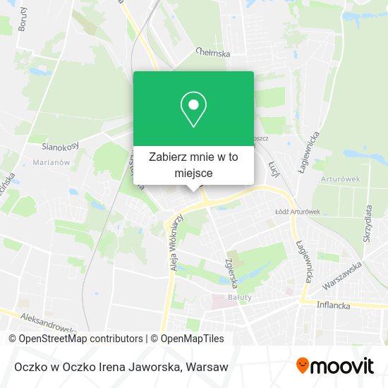 Mapa Oczko w Oczko Irena Jaworska