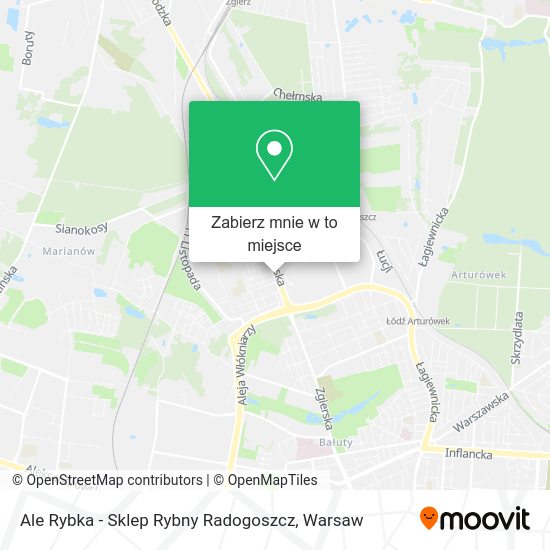 Mapa Ale Rybka - Sklep Rybny Radogoszcz