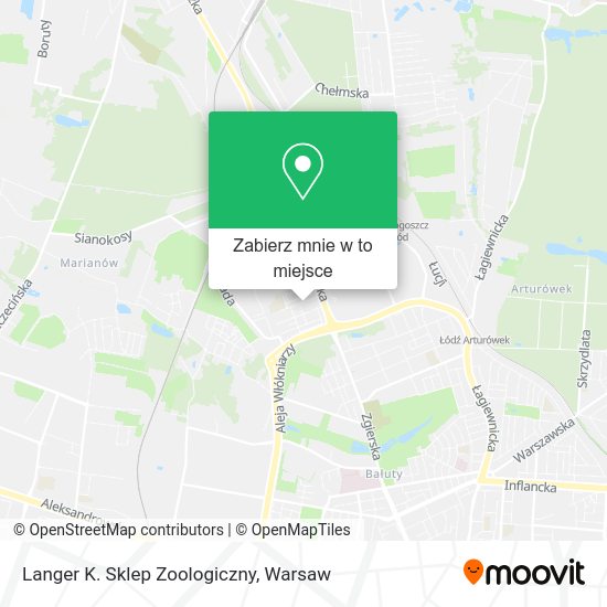 Mapa Langer K. Sklep Zoologiczny