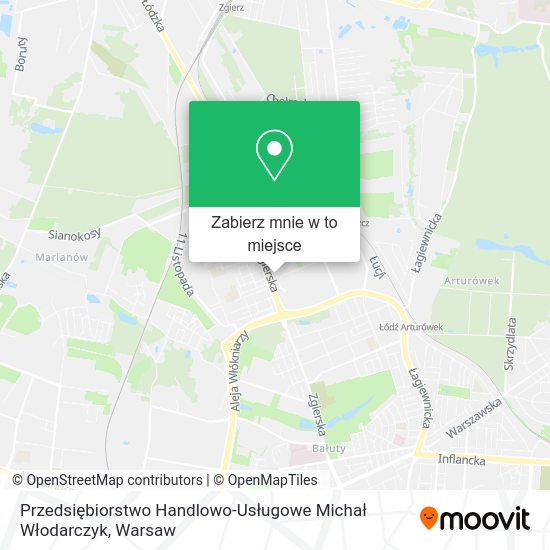 Mapa Przedsiębiorstwo Handlowo-Usługowe Michał Włodarczyk