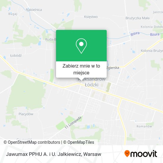 Mapa Jawumax PPHU A. i U. Jałkiewicz