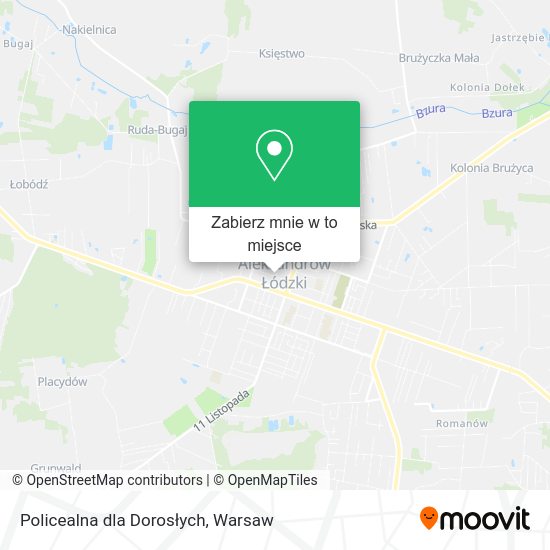 Mapa Policealna dla Dorosłych