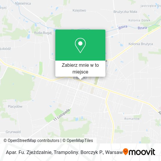 Mapa Apar. Fu. Zjeżdzalnie, Trampoliny. Borczyk P.