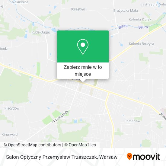 Mapa Salon Optyczny Przemysław Trzeszczak