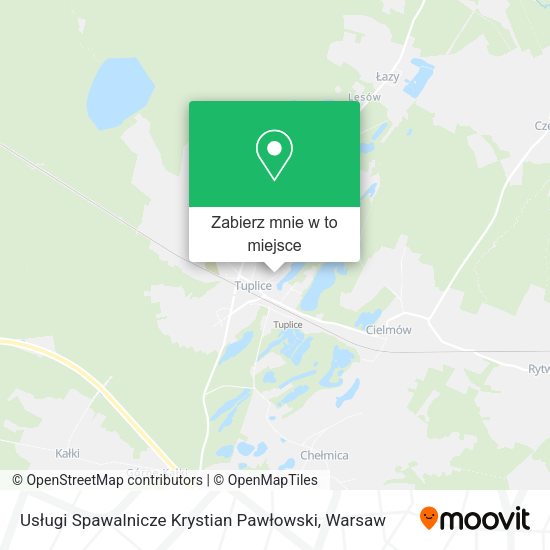 Mapa Usługi Spawalnicze Krystian Pawłowski