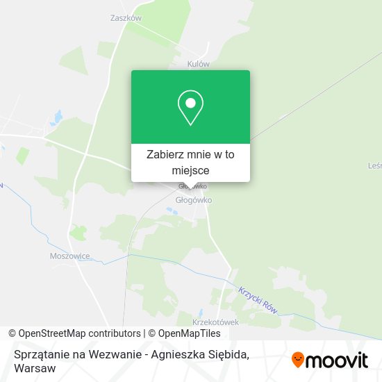 Mapa Sprzątanie na Wezwanie - Agnieszka Siębida