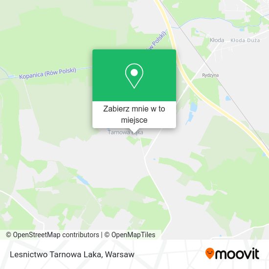 Mapa Lesnictwo Tarnowa Laka