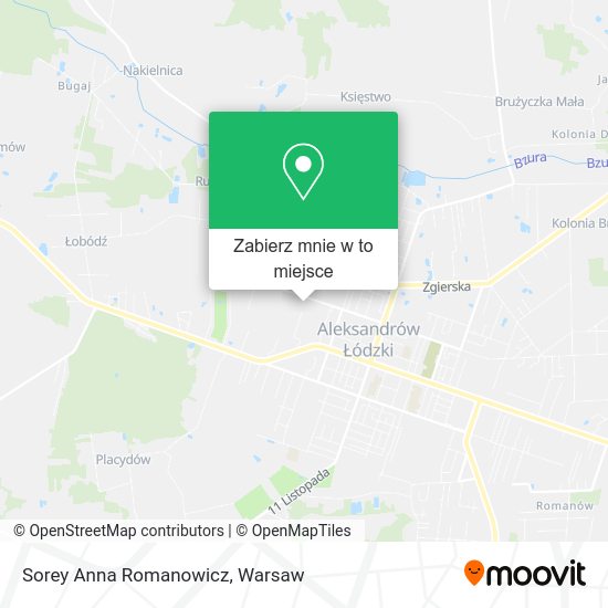 Mapa Sorey Anna Romanowicz