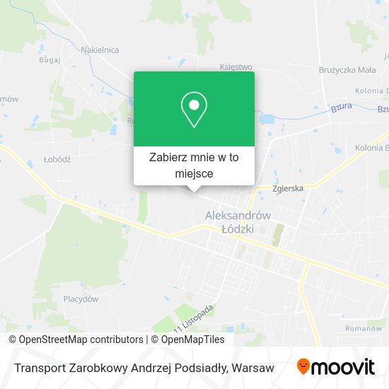 Mapa Transport Zarobkowy Andrzej Podsiadły