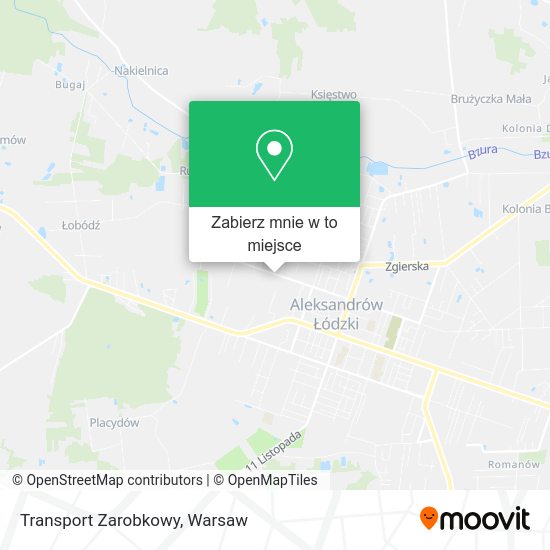 Mapa Transport Zarobkowy