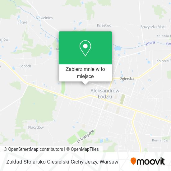 Mapa Zakład Stolarsko Ciesielski Cichy Jerzy