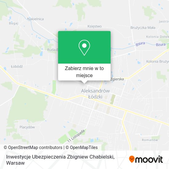 Mapa Inwestycje Ubezpieczenia Zbigniew Chabielski