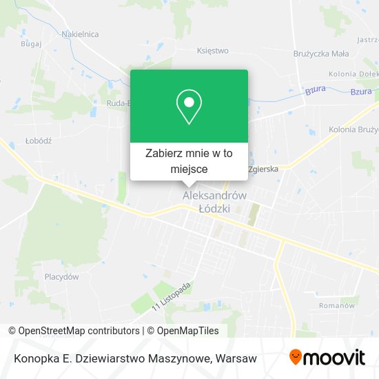 Mapa Konopka E. Dziewiarstwo Maszynowe