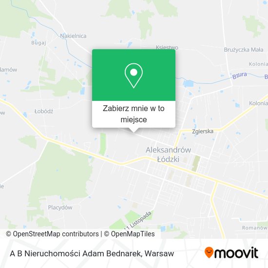 Mapa A B Nieruchomości Adam Bednarek