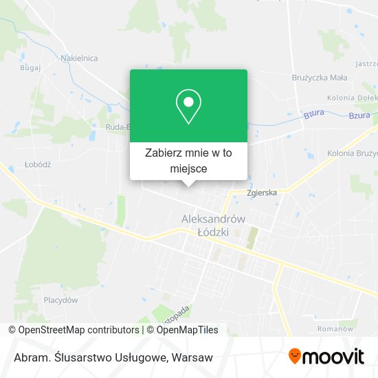 Mapa Abram. Ślusarstwo Usługowe