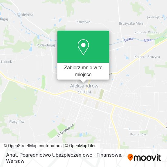 Mapa Anat. Pośrednictwo Ubezpieczeniowo - Finansowe