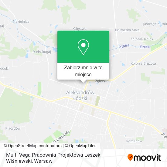 Mapa Multi-Vega Pracownia Projektowa Leszek Wiśniewski