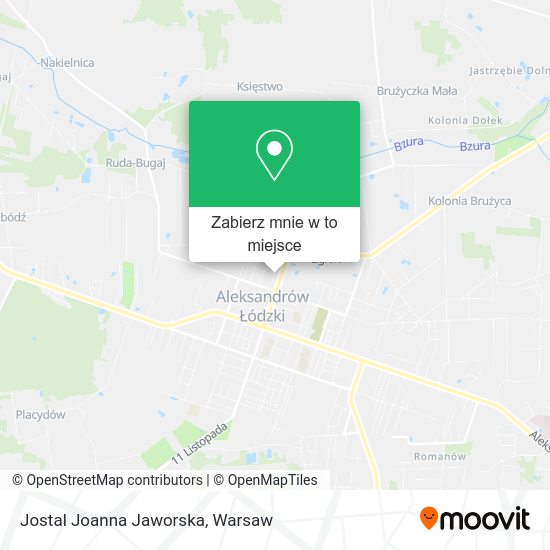 Mapa Jostal Joanna Jaworska