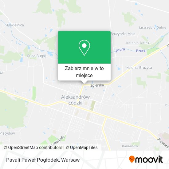 Mapa Pavali Paweł Pogłódek