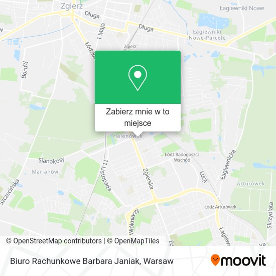 Mapa Biuro Rachunkowe Barbara Janiak