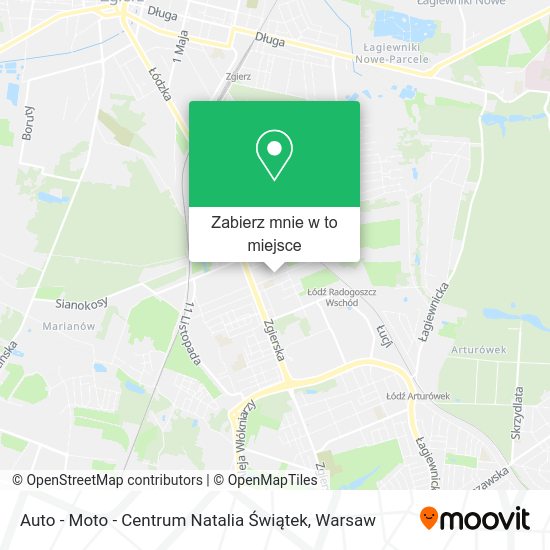 Mapa Auto - Moto - Centrum Natalia Świątek