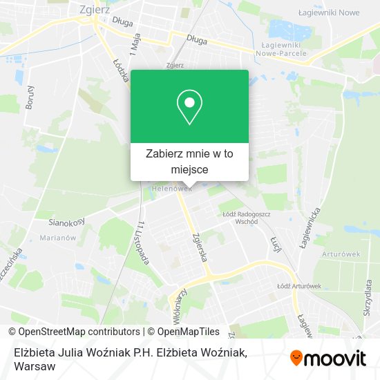 Mapa Elżbieta Julia Woźniak P.H. Elżbieta Woźniak