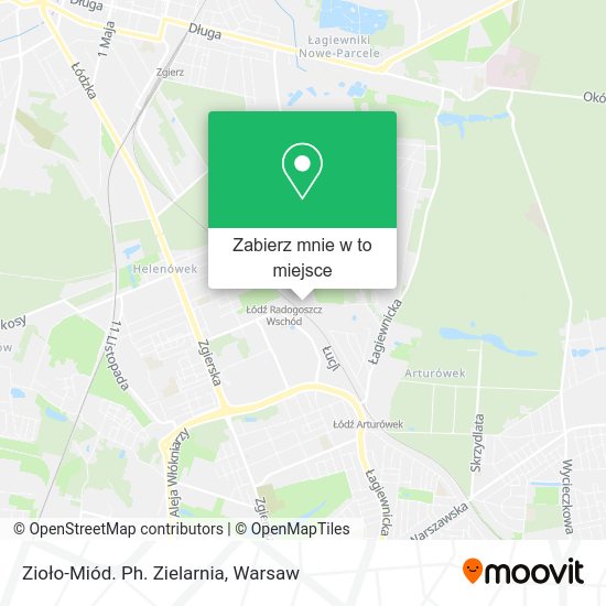 Mapa Zioło-Miód. Ph. Zielarnia