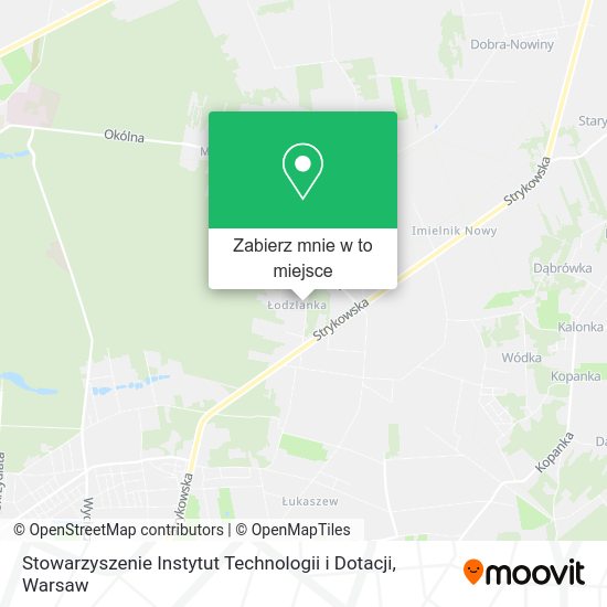 Mapa Stowarzyszenie Instytut Technologii i Dotacji