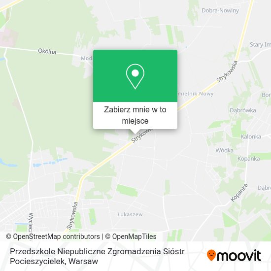 Mapa Przedszkole Niepubliczne Zgromadzenia Sióstr Pocieszycielek