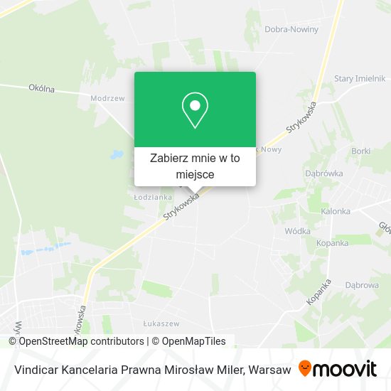 Mapa Vindicar Kancelaria Prawna Mirosław Miler