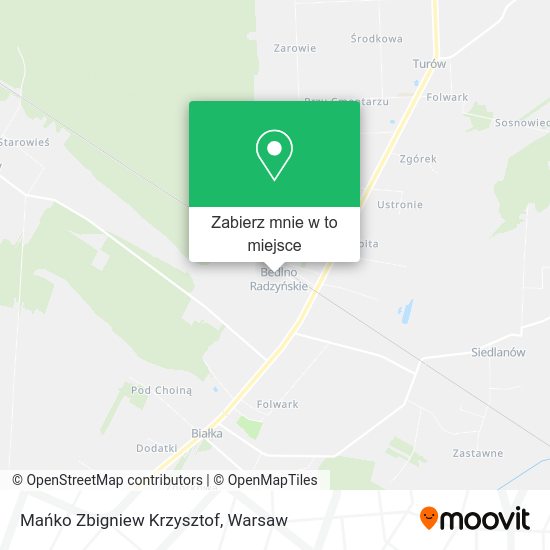 Mapa Mańko Zbigniew Krzysztof