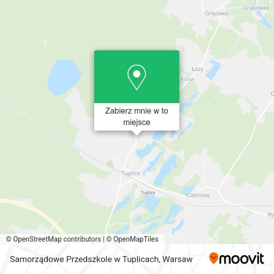 Mapa Samorządowe Przedszkole w Tuplicach