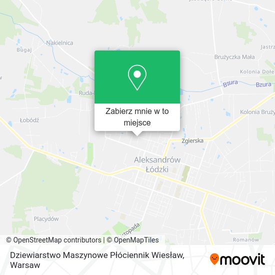 Mapa Dziewiarstwo Maszynowe Płóciennik Wiesław