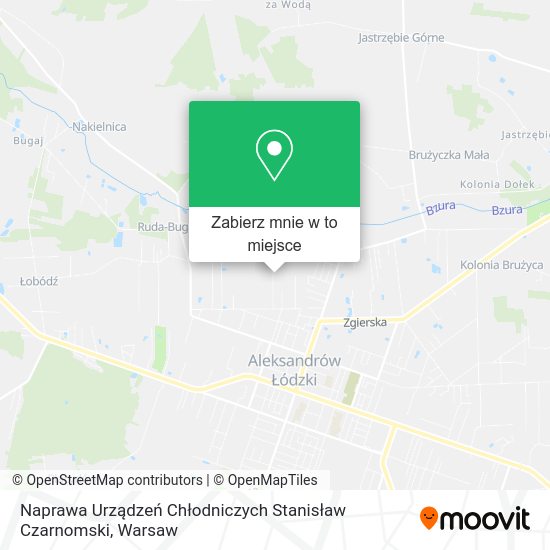 Mapa Naprawa Urządzeń Chłodniczych Stanisław Czarnomski