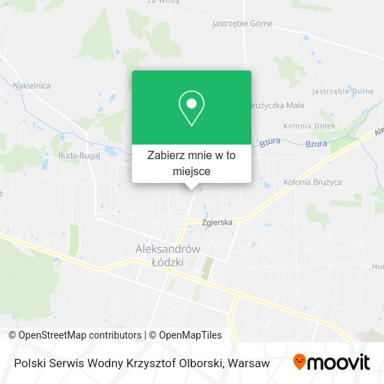 Mapa Polski Serwis Wodny Krzysztof Olborski