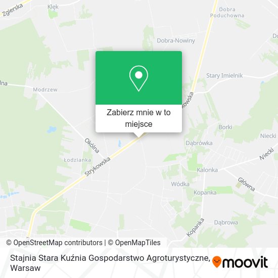 Mapa Stajnia Stara Kuźnia Gospodarstwo Agroturystyczne