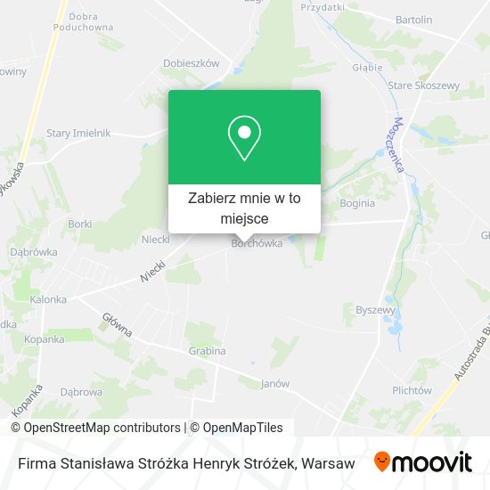 Mapa Firma Stanisława Stróżka Henryk Stróżek