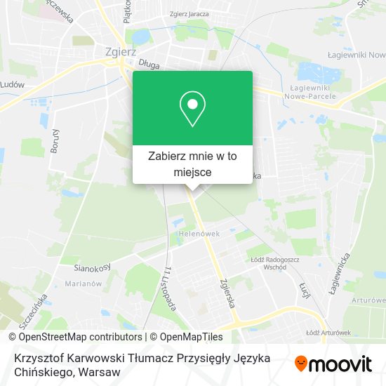 Mapa Krzysztof Karwowski Tłumacz Przysięgły Języka Chińskiego