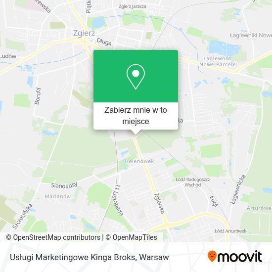 Mapa Usługi Marketingowe Kinga Broks