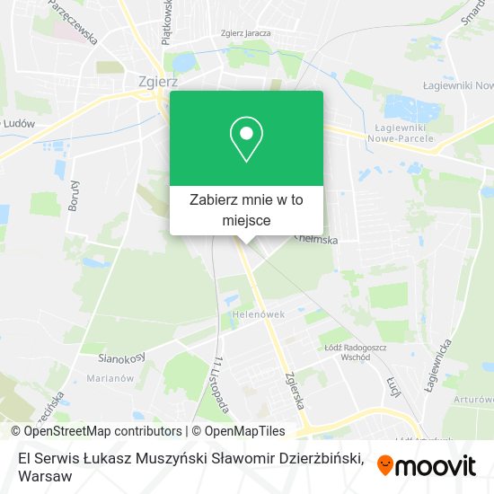 Mapa El Serwis Łukasz Muszyński Sławomir Dzierżbiński