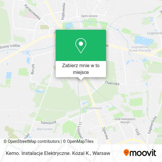 Mapa Kemo. Instalacje Elektryczne. Kozal K.