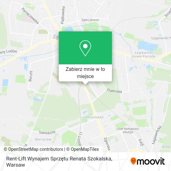 Mapa Rent-Lift Wynajem Sprzętu Renata Szokalska